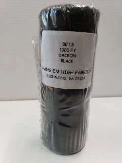 HHF-Braided Dacron Line Black 80# X 1000' Bulk