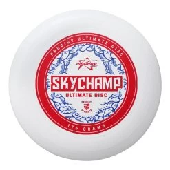Prodigy Disc - Skychamp Ultimate 175 Grams -Wind Play Shop Pdisc ULT SKYCHAMP white red stamp front 76654.1632338949.1280.1280 700x 68004.1661635717