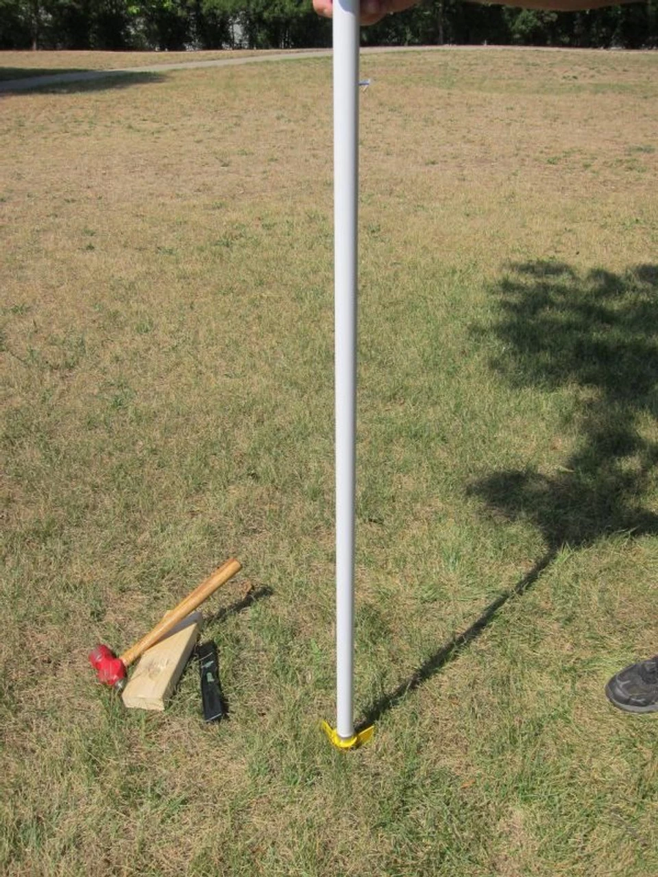 CDG-Dori Pole Ground Stake Mount "yellow" 4 CDG-Dori Pole Ground Stake Mount "yellow" - Image 2