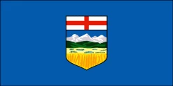 Flying Colours - Alberta Flag 72" X 36" Grommets -Wind Play Shop flag canada alberta 2 82237.1668114052