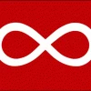 Métis Flag Red 36" X 60" Grommets -Wind Play Shop flag canada metis red infinite 43480.1643749485