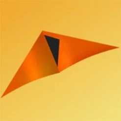 Gomberg Kites - Fun Delta 40" -Wind Play Shop gk Fun Delta Orange 38158.1518909221