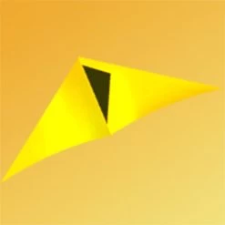 Gomberg Kites - Fun Delta 40" -Wind Play Shop gk FunDelta Yellow 89488.1518909279