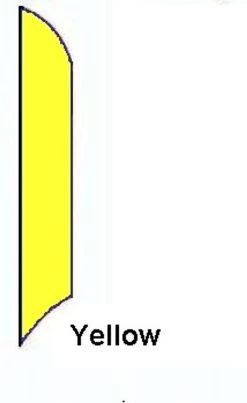 Gomberg Kites - Feather Banner (various Colours) -Wind Play Shop gk banner BASIC Yel 02902.1519330108