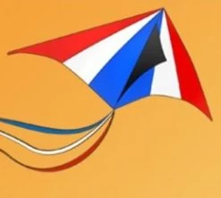 Gomberg Kites - Perfect Delta 6'red/blue/white