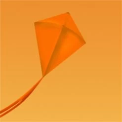 Gomberg Kites - Fun Fly Diamond -Wind Play Shop gk fundiamond orange 35984.1518910252