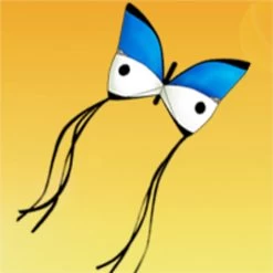 Gomberg Kites - Butterfly "Blue"