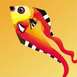 Gomberg Kites - Fish Pyro Delta - 9 Foot "Warm"