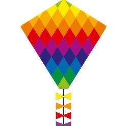 HQ Kites - Eco Line - ECO: Eddy Raibow Patchwork 50cm