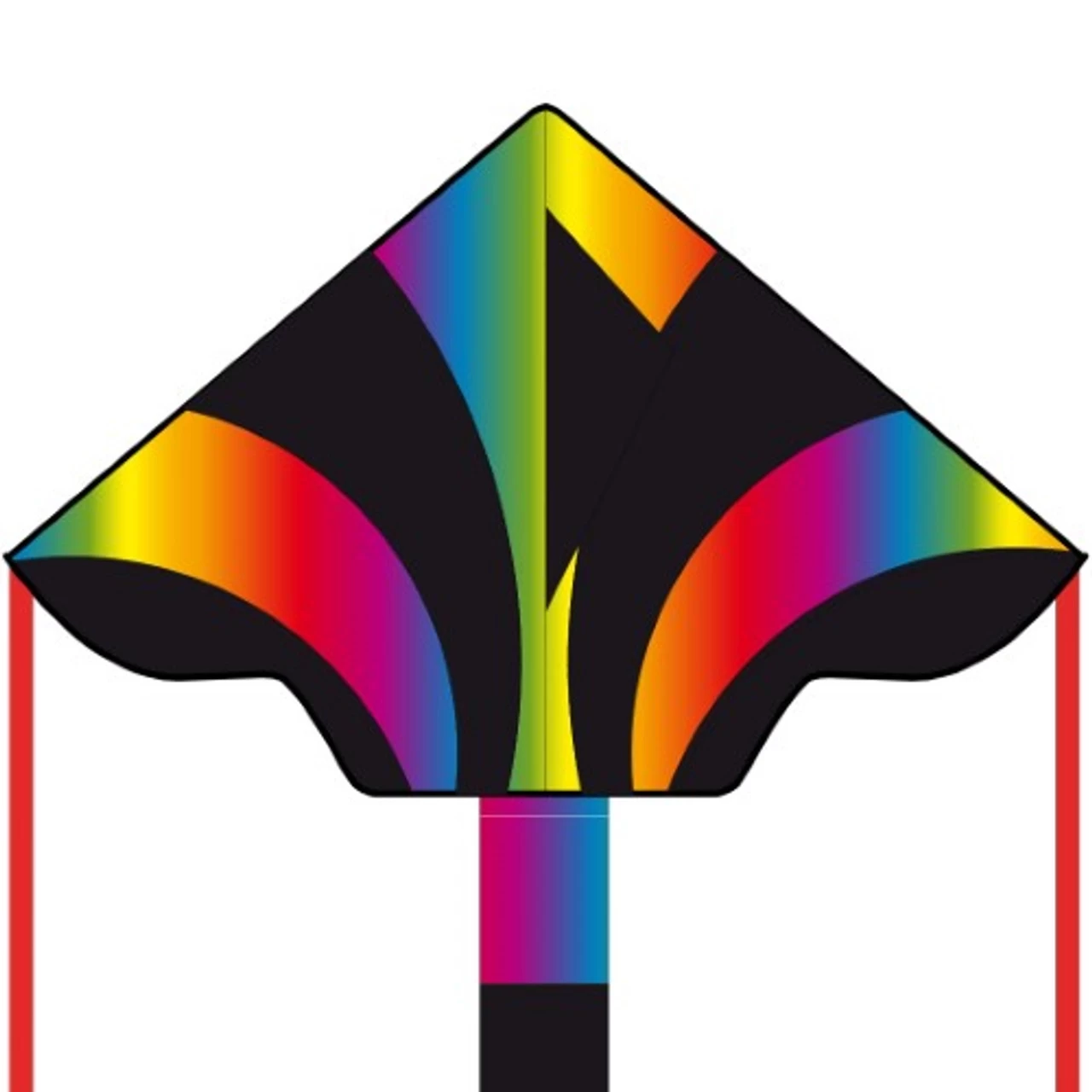 HQ Kites - ECO: SIMPLE FLYER RADIANT RAINBOW 120CM 47" 3 HQ Kites - ECO: SIMPLE FLYER RADIANT RAINBOW 120CM 47"