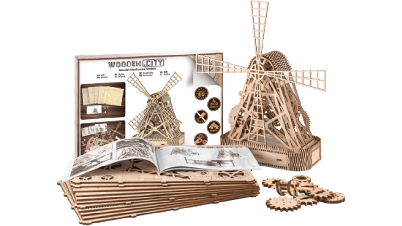 HQ Kites - WOODENCITY: WINDMILL 8 HQ Kites - WOODENCITY: WINDMILL - Image 6