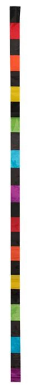 Skydog Kites - 24' Black Rainbow Tube Tail