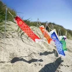 ITB - 12" Koi Fish On A Wand - 6 PC