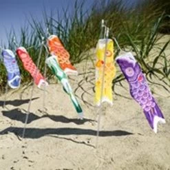 ITB - 12" Koi Fish On A Wand - 6 PC -Wind Play Shop itb 4819 koi fish wand 3 42456.1717790461