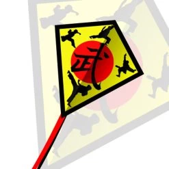 New Tech Kites - Chinese Kanji -Wind Play Shop ntk 51125 diamond chinesekanji kungfu 57106 zoom 38633 23536.1361128483