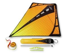 Prism Designs - Vertex Single Line Kite -Wind Play Shop pd VertexDiamond 14 infrared 1800x1800 50871.1662310920