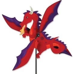 Premier Kites - 19 In. WhirliGig Spinner - Red Dragon