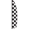 Premier Kites - 16 Ft. Feather Banner - Checker/Solarmax