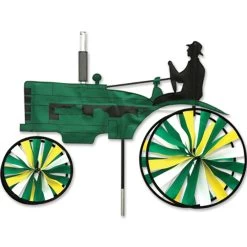 Premier Kites - 29 In. Old Tractor Spinner - Green