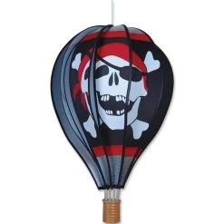Premier Kites - 22 In. Hot Air Balloon - Jolly Roger "Halloween"