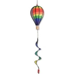 Premier Kites - 12 In. Hot Air Balloon - Classic Rainbow