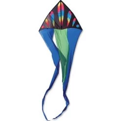 Premier KItes - 56 In. Flo-tail Delta Kite - Wavy Bullets