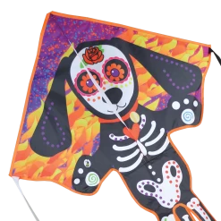 Premier Kites - Large Easy Flyer Kite - Day Of The Dead Dog -Wind Play Shop pk 44031p DayofDeadPuppy LargeEZ ZoomRotated 85057.1592605170