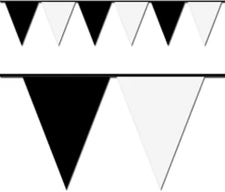Premier Kites - 100 Ft. Flag Line - Black & White