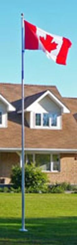 Titan Telescopic Flag Pole 15' Silver -Wind Play Shop titan extended 91811.1524260112